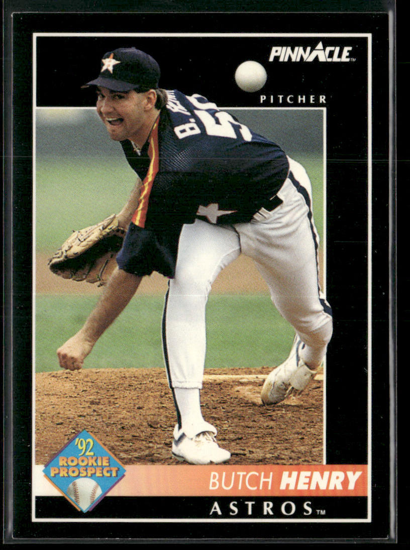 Butch Henry 1992 Pinnacle #567 RC Houston Astros