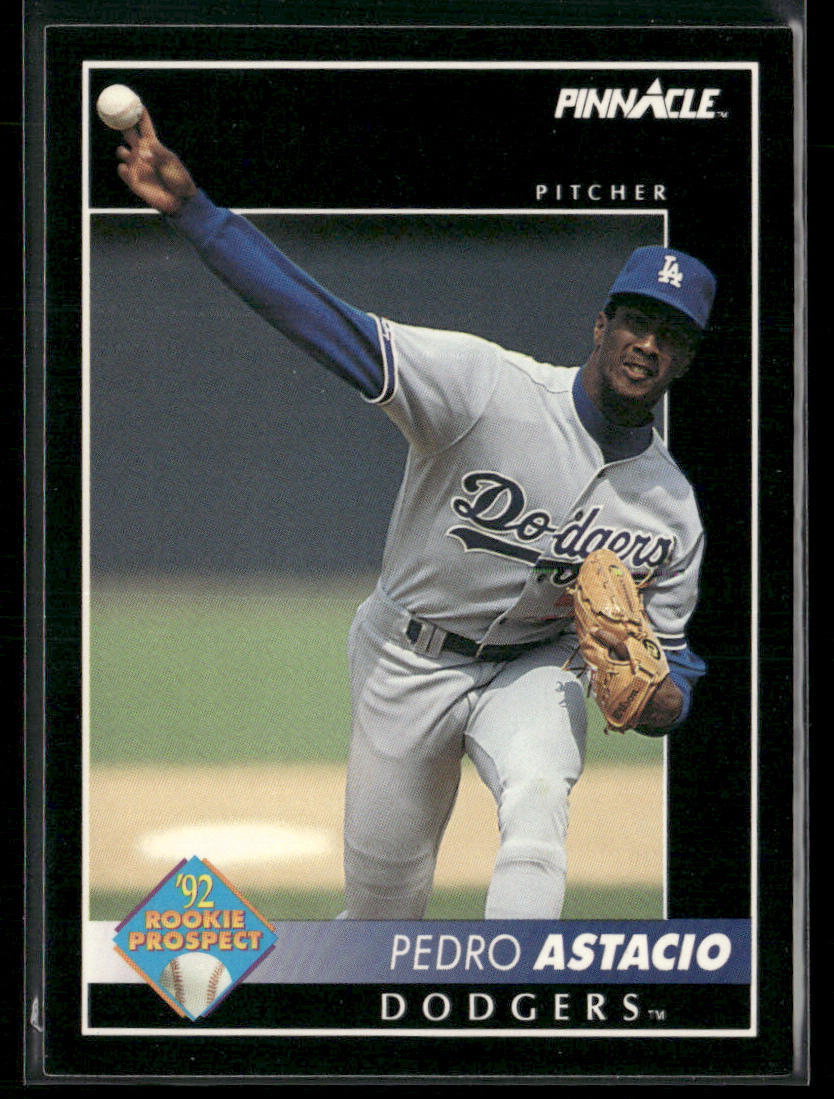 Pedro Astacio 1992 Pinnacle #551 RC Los Angeles Dodgers