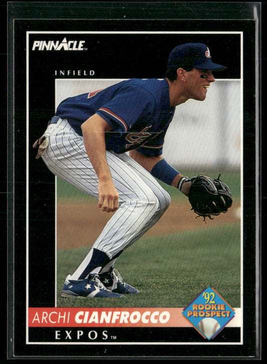 Archi Cianfrocco 1992 Pinnacle #510 RC Montreal Expos