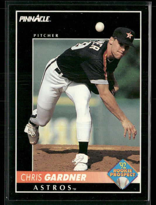 Chris Gardner 1992 Pinnacle #599 RC Houston Astros