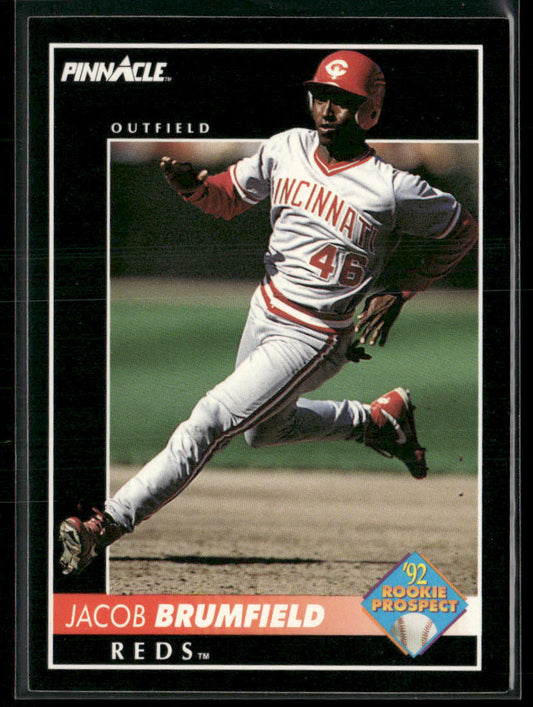 Jacob Brumfield 1992 Pinnacle #553 RC Cincinnati Reds