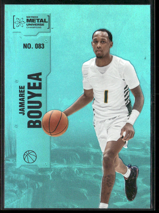 Jamaree Bouyea 2022 SkyBox Metal Universe Champions Aqua #083