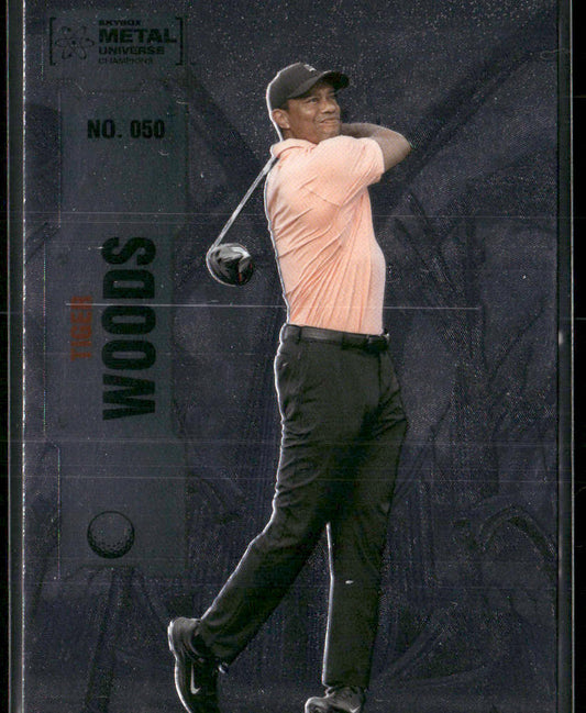 Tiger Woods 2022 SkyBox Metal Universe Champions #050 Sheffield United