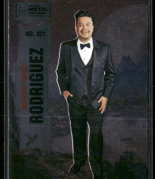 Hector Rodriguez 2022 SkyBox Metal Universe Champions #021