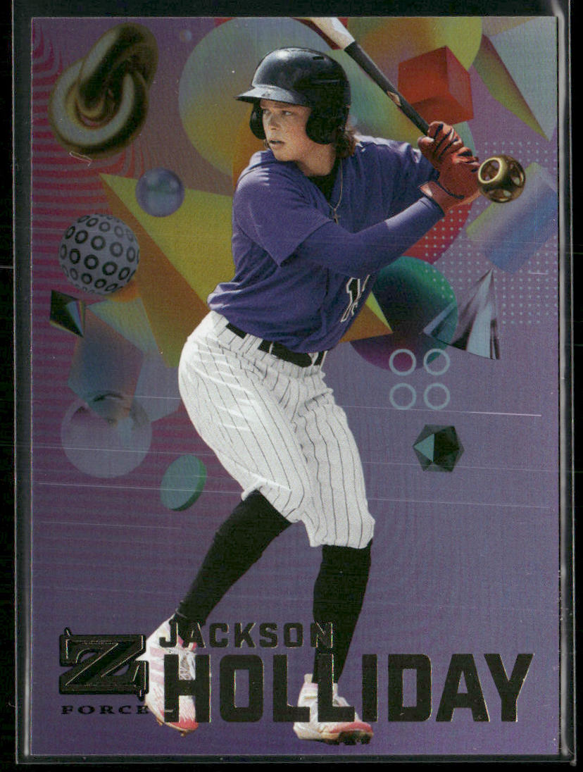 Jackson Holliday 2022 SkyBox Metal Universe Champions Z-Force #Z-21