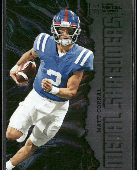 Matt Corral 2022 SkyBox Metal Universe Champions #126