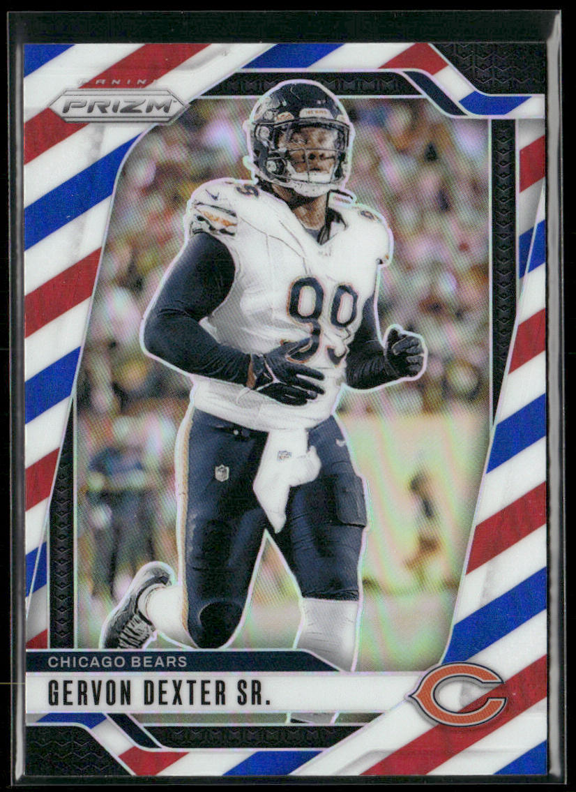Gervon Dexter Sr. 2024 Panini Prizm Red White and Blue #54 Chicago Bears