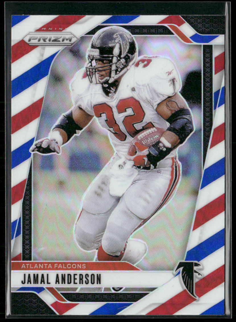 Jamal Anderson 2024 Panini Prizm Red White and Blue #18 Atlanta Falcons