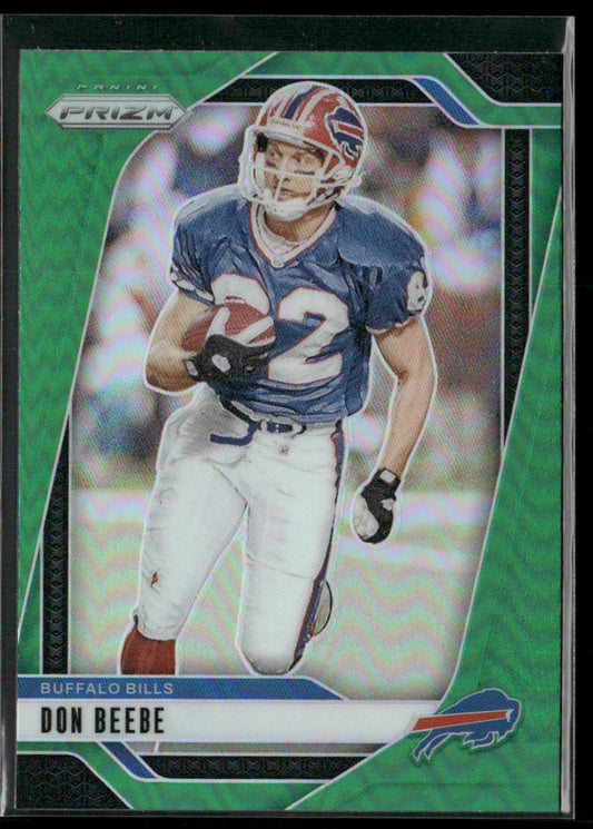 Don Beebe 2024 Panini Prizm Green Wave #35 Buffalo Bills