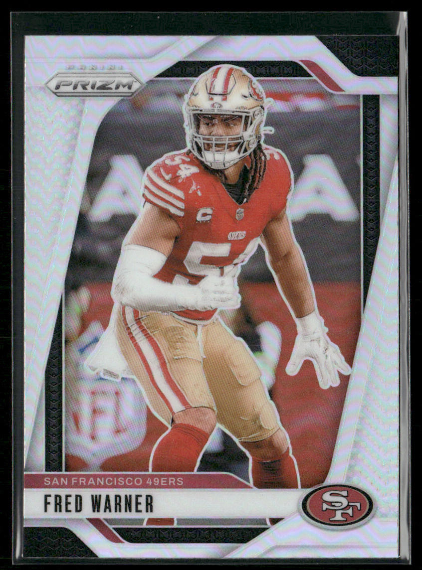 Fred Warner 2024 Panini Prizm Silver #255 San Francisco 49ers