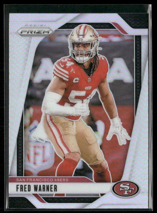 Fred Warner 2024 Panini Prizm Silver #255 San Francisco 49ers