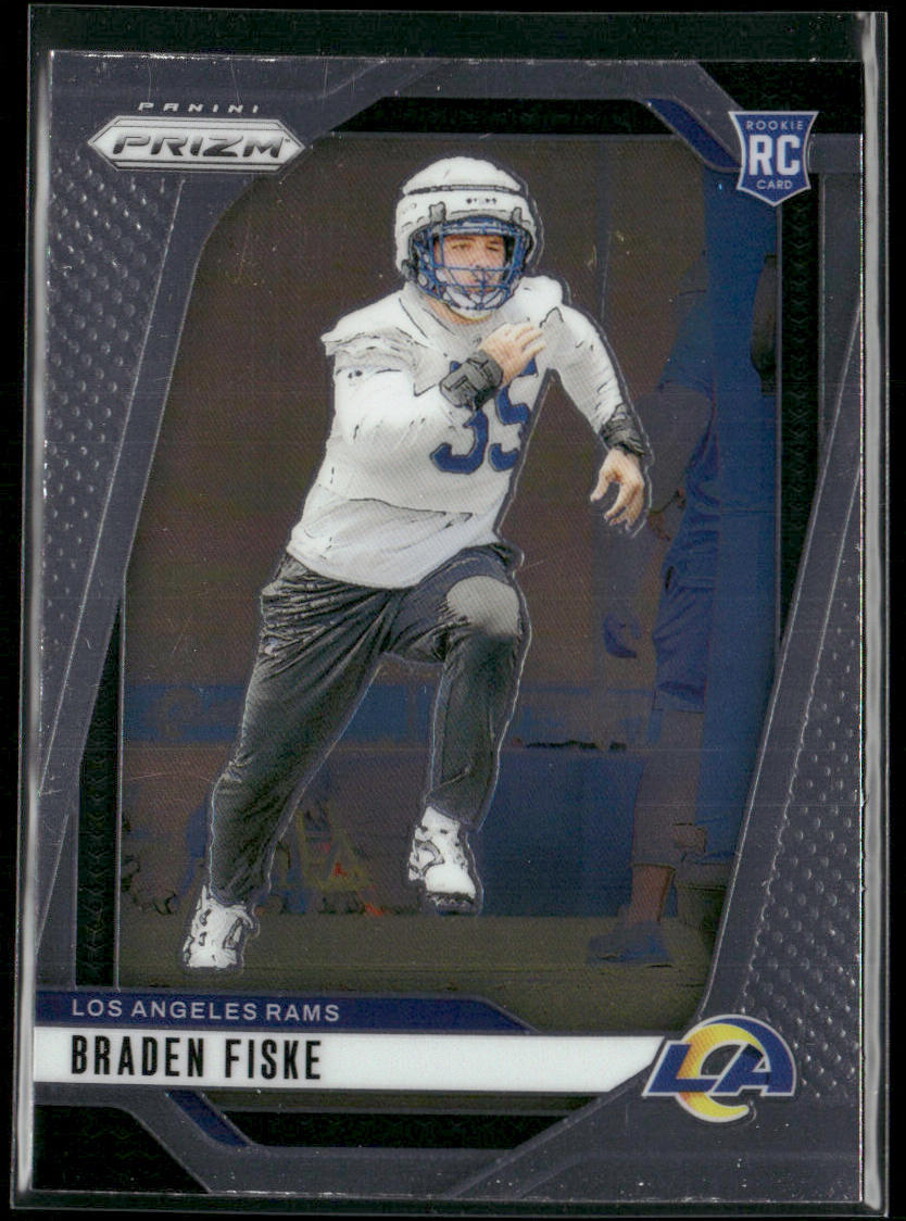 Braden Fiske 2024 Panini Prizm #310 RC Los Angeles Rams