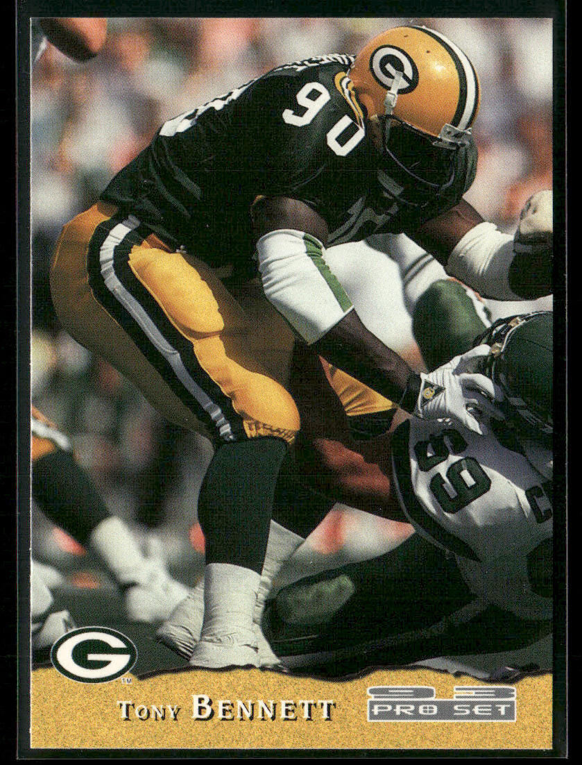 Tony Bennett 1993 Pro Set #163 Green Bay Packers front