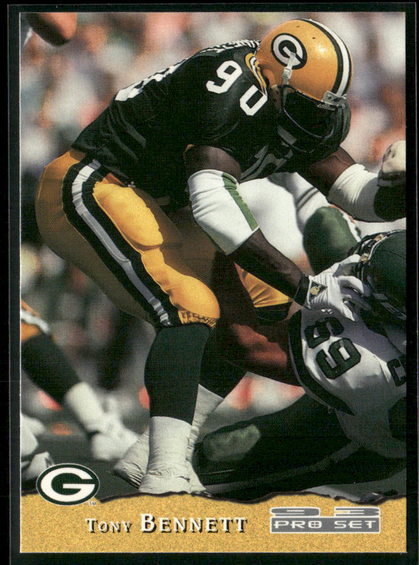 Tony Bennett 1993 Pro Set #163 Green Bay Packers front