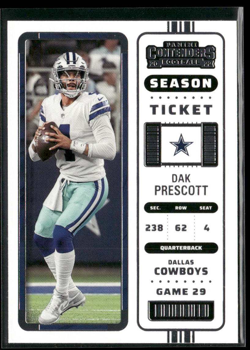 Dak Prescott 2022 Panini Contenders #27 Dallas Cowboys front