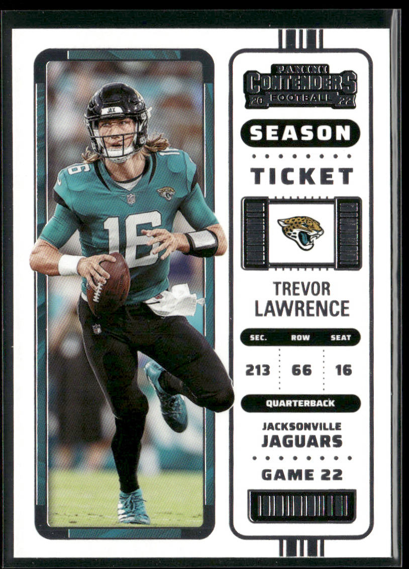Trevor Lawrence 2022 Panini Contenders #51 Jacksonville Jaguars front