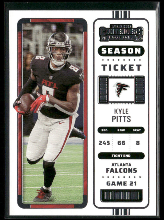 Kyle Pitts 2022 Panini Contenders #9 Atlanta Falcons front