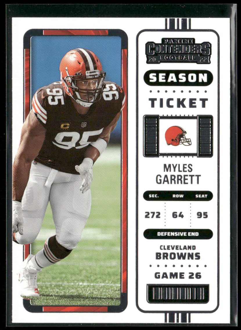 Myles Garrett 2022 Panini Contenders #25 Cleveland Browns front