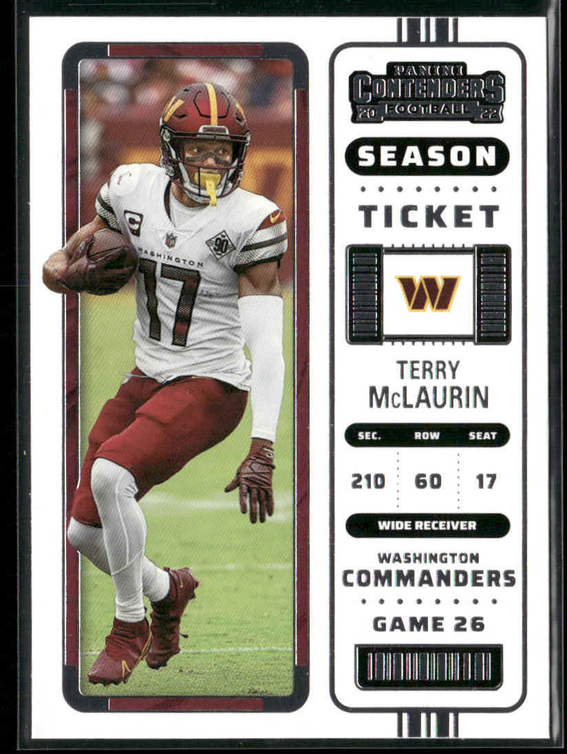 Terry McLaurin 2022 Panini Contenders #99 Washington Commanders front