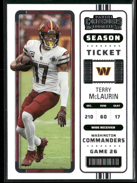 Terry McLaurin 2022 Panini Contenders #99 Washington Commanders front