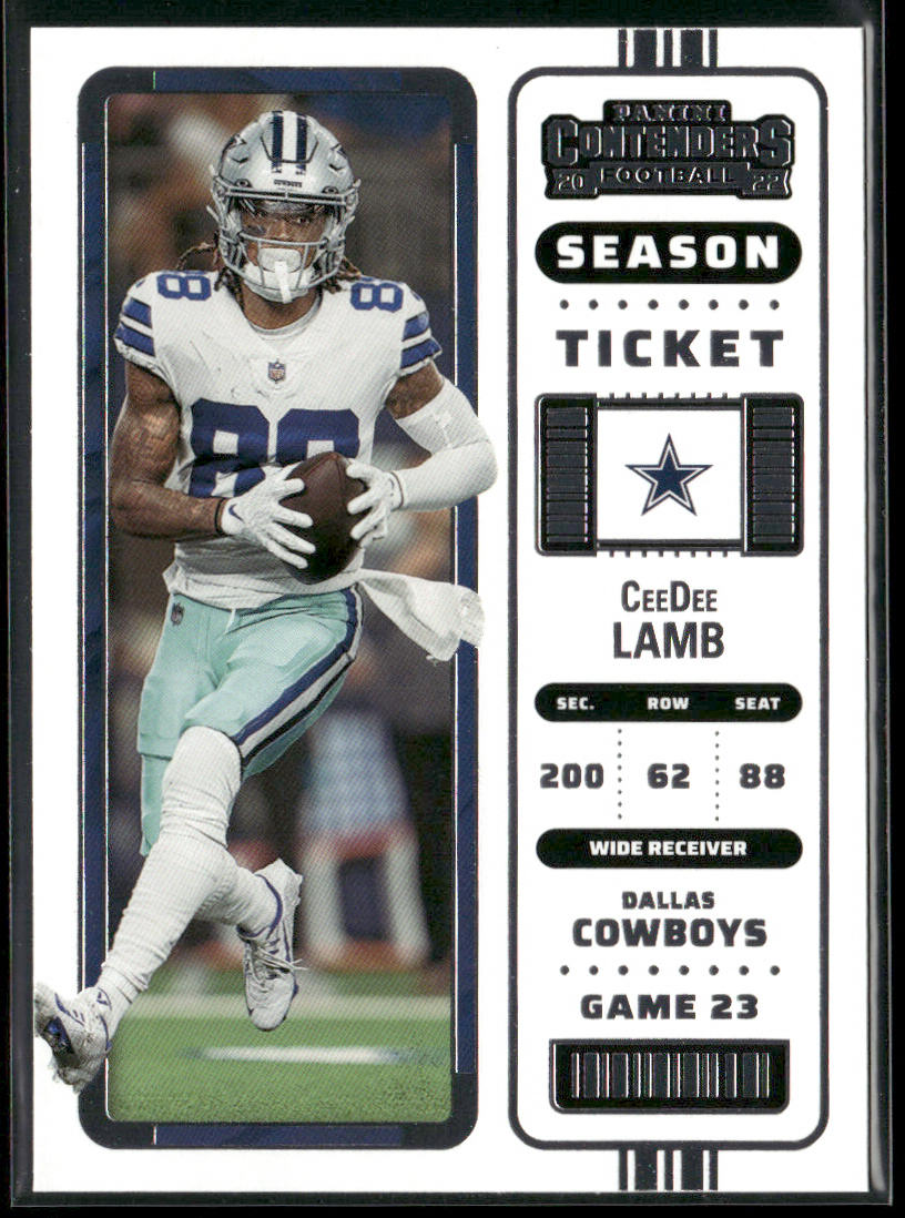 CeeDee Lamb 2022 Panini Contenders #29 Dallas Cowboys front
