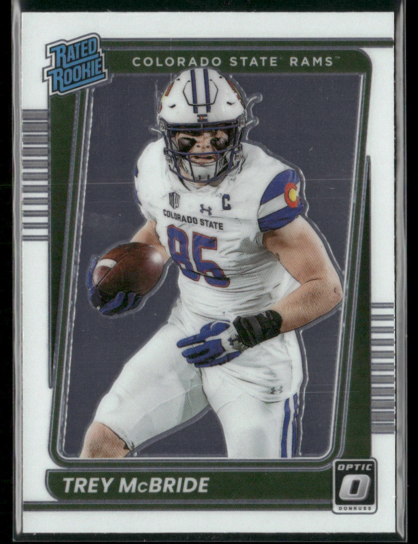 Trey McBride 2022 Panini Chronicles Draft Picks Donruss Optic Rated Rookie #28