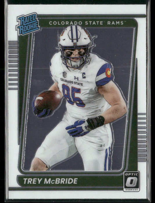 Trey McBride 2022 Panini Chronicles Draft Picks Donruss Optic Rated Rookie #28