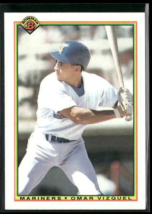 Omar Vizquel 1990 Bowman #474 Seattle Mariners