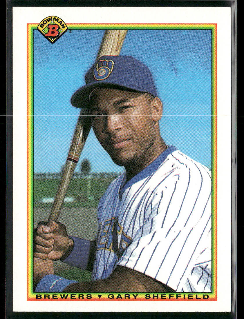 Gary Sheffield 1990 Bowman #391 Milwaukee Brewers