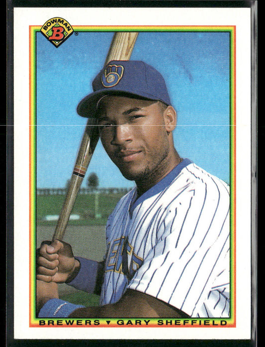 Gary Sheffield 1990 Bowman #391 Milwaukee Brewers