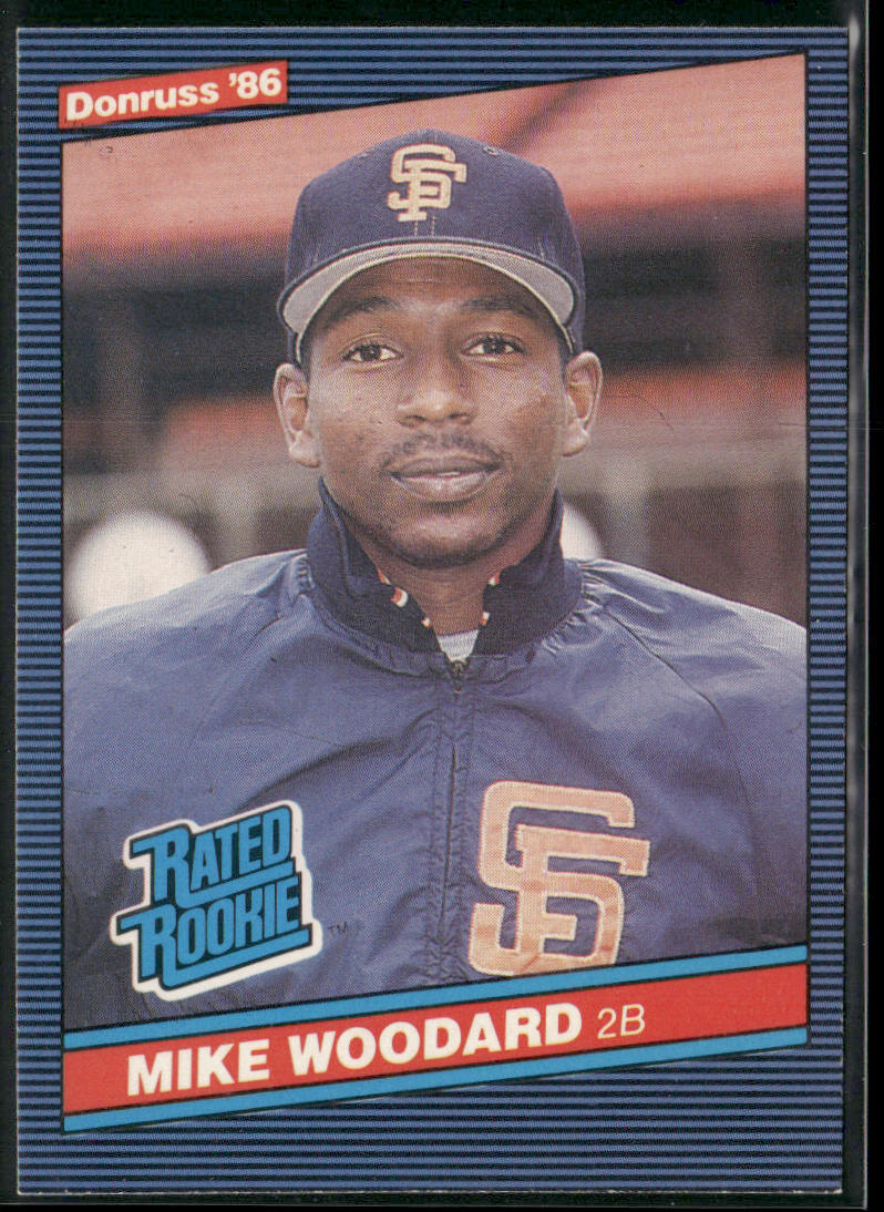 Mike Woodard 1986 Donruss #46 RC San Francisco Giants