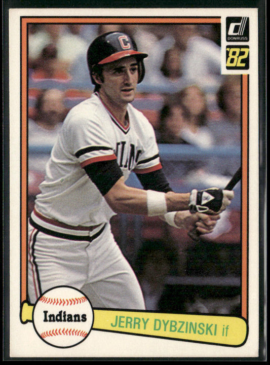 Jerry Dybzinski 1982 Donruss #647 Cleveland Indians front