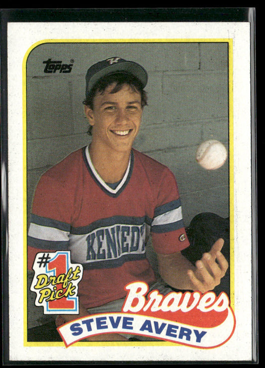 Steve Avery 1989 Topps #784 RC Atlanta Braves