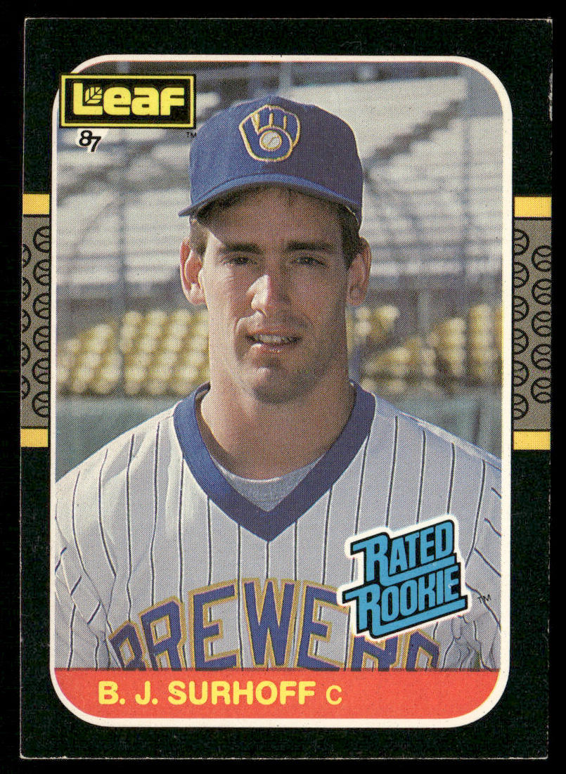 B.J. Surhoff 1987 Donruss #28 RC Milwaukee Brewers