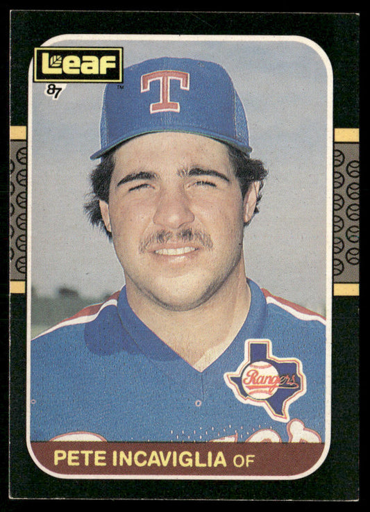 Pete Incaviglia 1987 Donruss #224 RC Texas Rangers