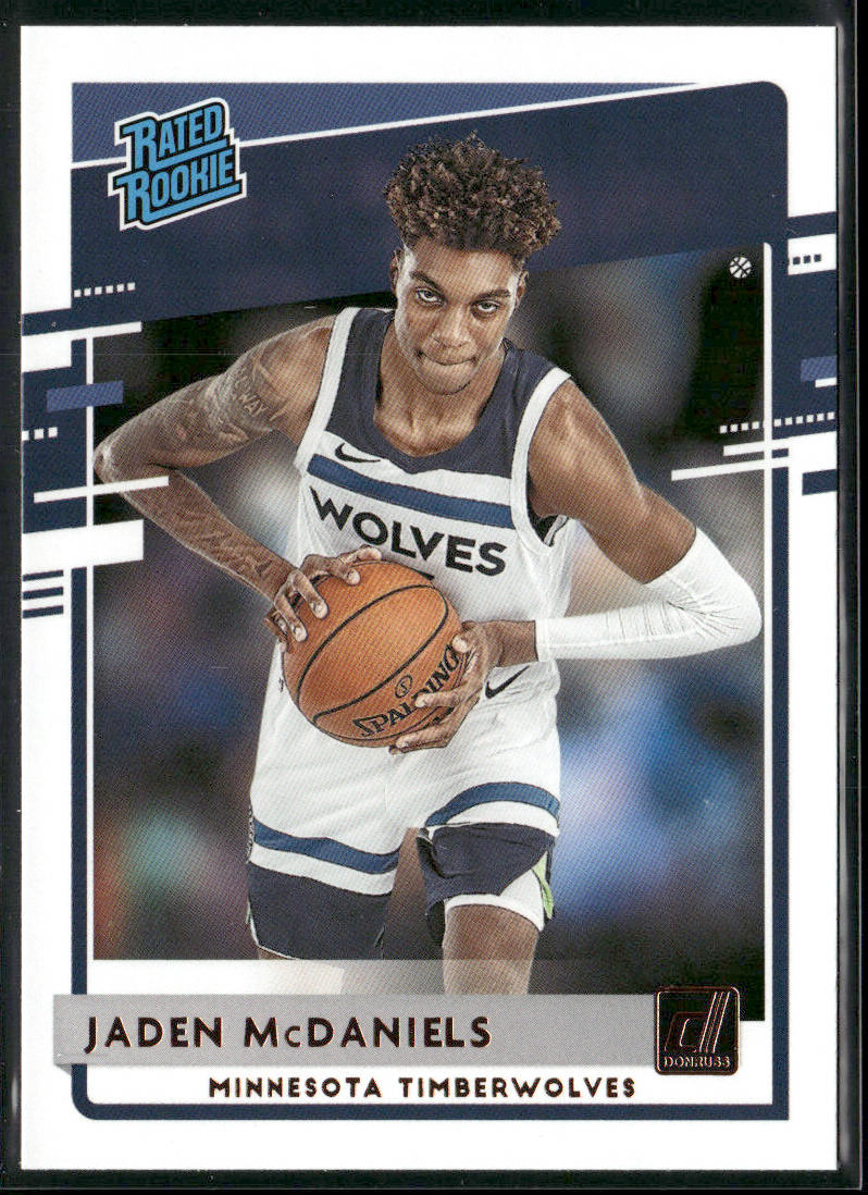 Jaden McDaniels 2020-21 Donruss #239 RC Minnesota Timberwolves