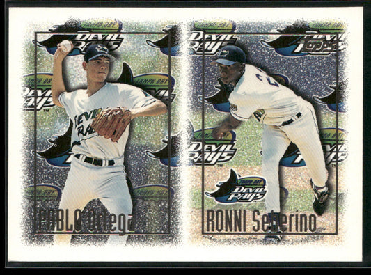 Pablo Ortega / Ronni Seberino RC 1997 Topps #253 RC Tampa Bay Devil Rays