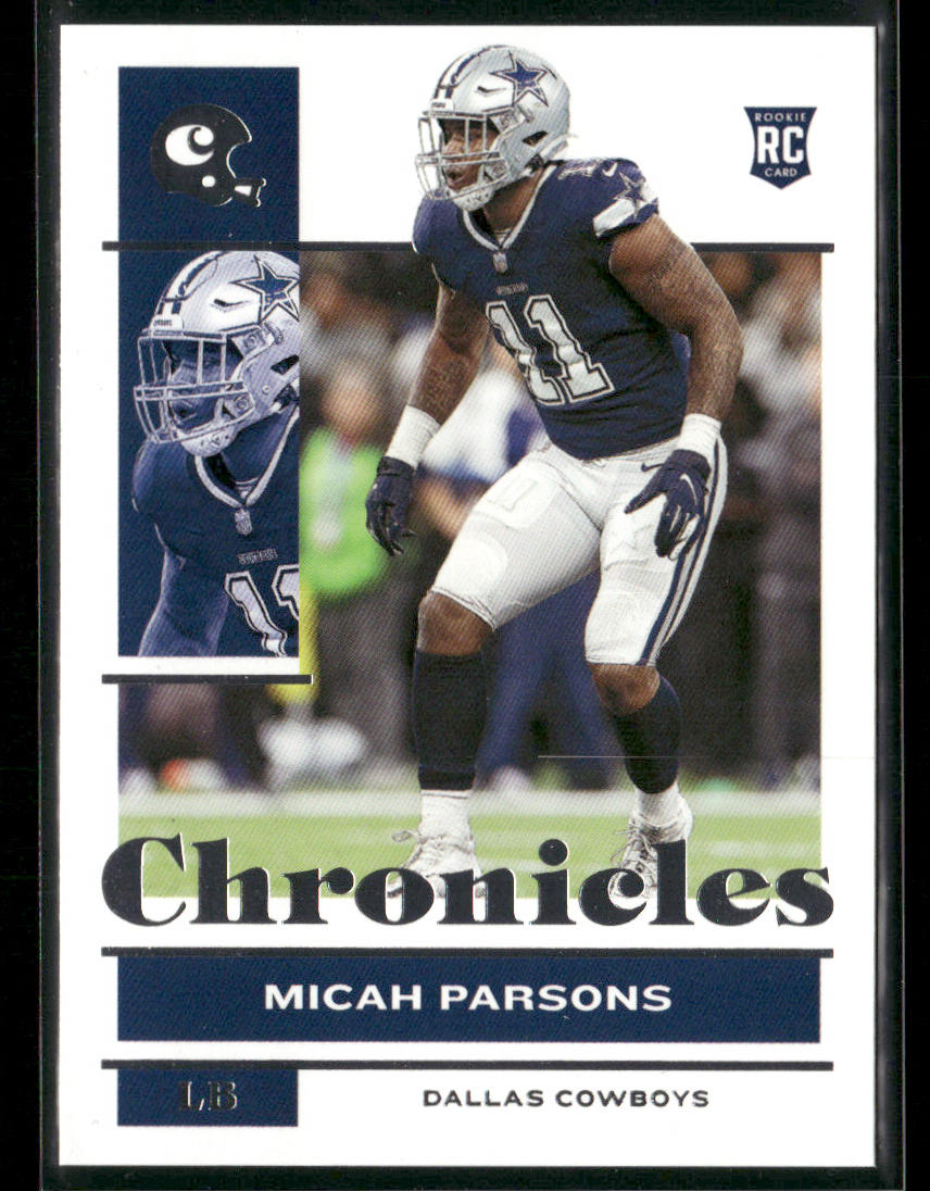 Micah Parsons 2021 Panini Chronicles #28 RC Dallas Cowboys