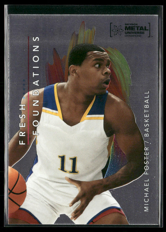 Michael Foster 2022 SkyBox Metal Universe Champions Fresh Foundations #FF31