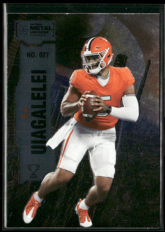 D.J. Uiagalelei 2022 SkyBox Metal Universe Champions #027