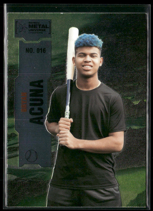 Bryan Acuna 2022 SkyBox Metal Universe Champions #016