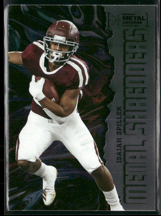Isaiah Spiller 2022 SkyBox Metal Universe Champions #131