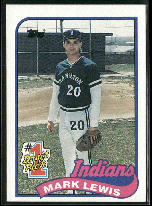 Mark Lewis 1989 Topps #222 RC Cleveland Indians
