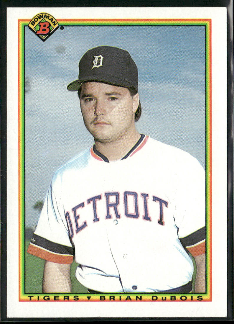 Brian DuBois 1990 Bowman #349 RC Detroit Tigers