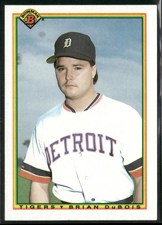 Brian DuBois 1990 Bowman #349 RC Detroit Tigers