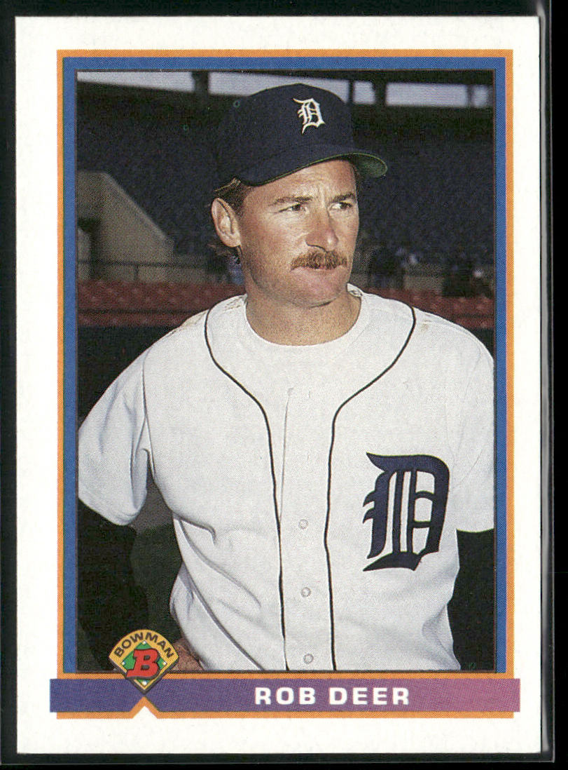 Rob Deer 1991 Bowman #132 Detroit Tigers
