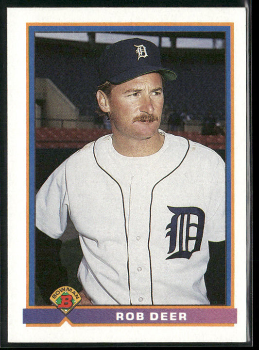 Rob Deer 1991 Bowman #132 Detroit Tigers