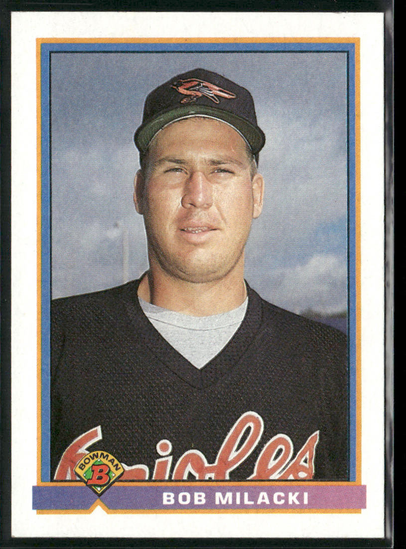 Bob Milacki 1991 Bowman #101 Baltimore Orioles