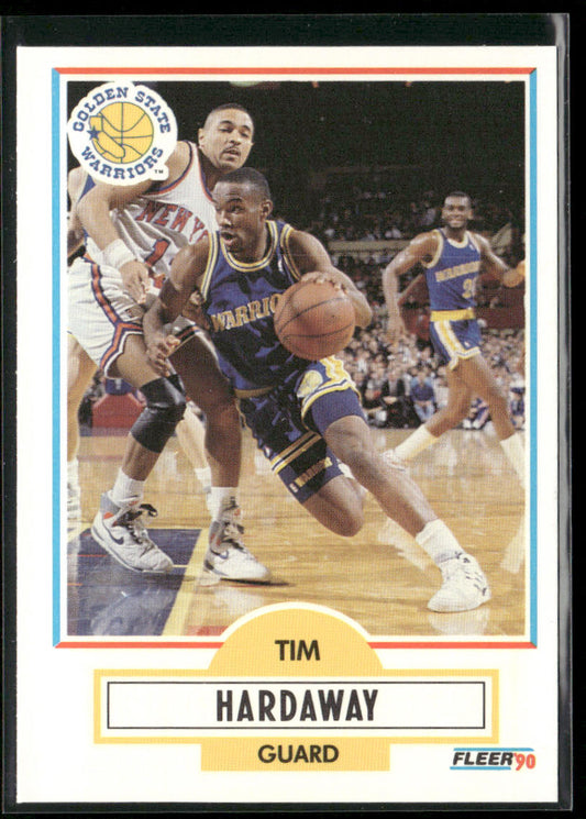 Tim Hardaway 1990-91 Fleer #63 RC Golden State Warriors