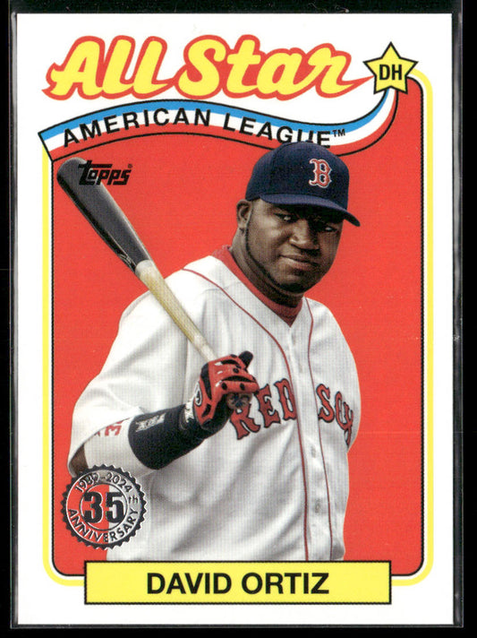 David Ortiz 2024 Topps 1989 Topps Baseball 35th Anniversary All-Stars #89ASB-21